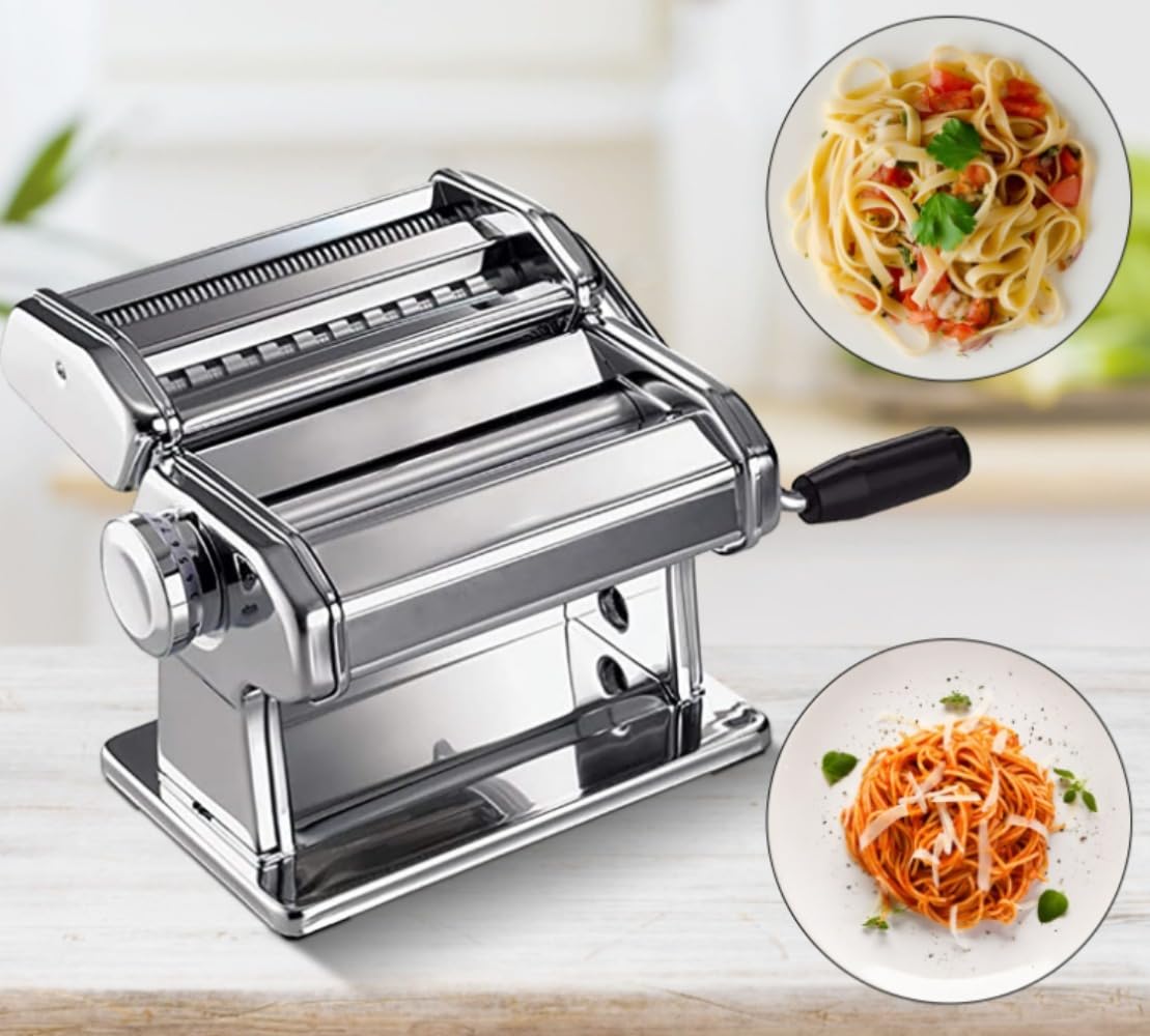 Amazon｜製麺機製麺機、ステンレス製製麺機、家庭用手動製麺機、手動